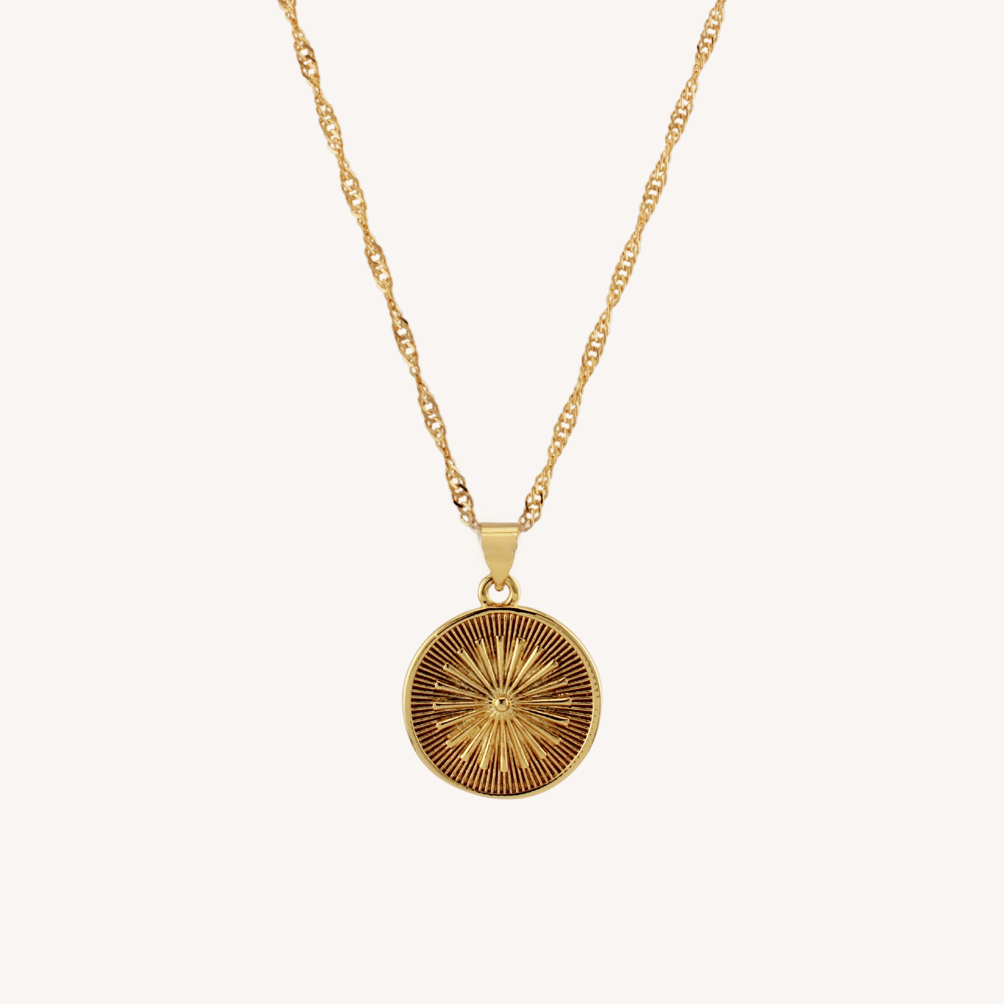 Beautiful Design LIV MEDALLION COIN NECKLACE