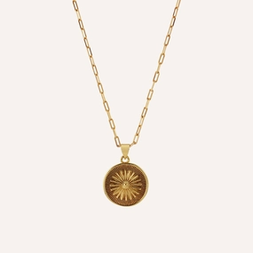Polished Gift LIV MEDALLION COIN NECKLACE
