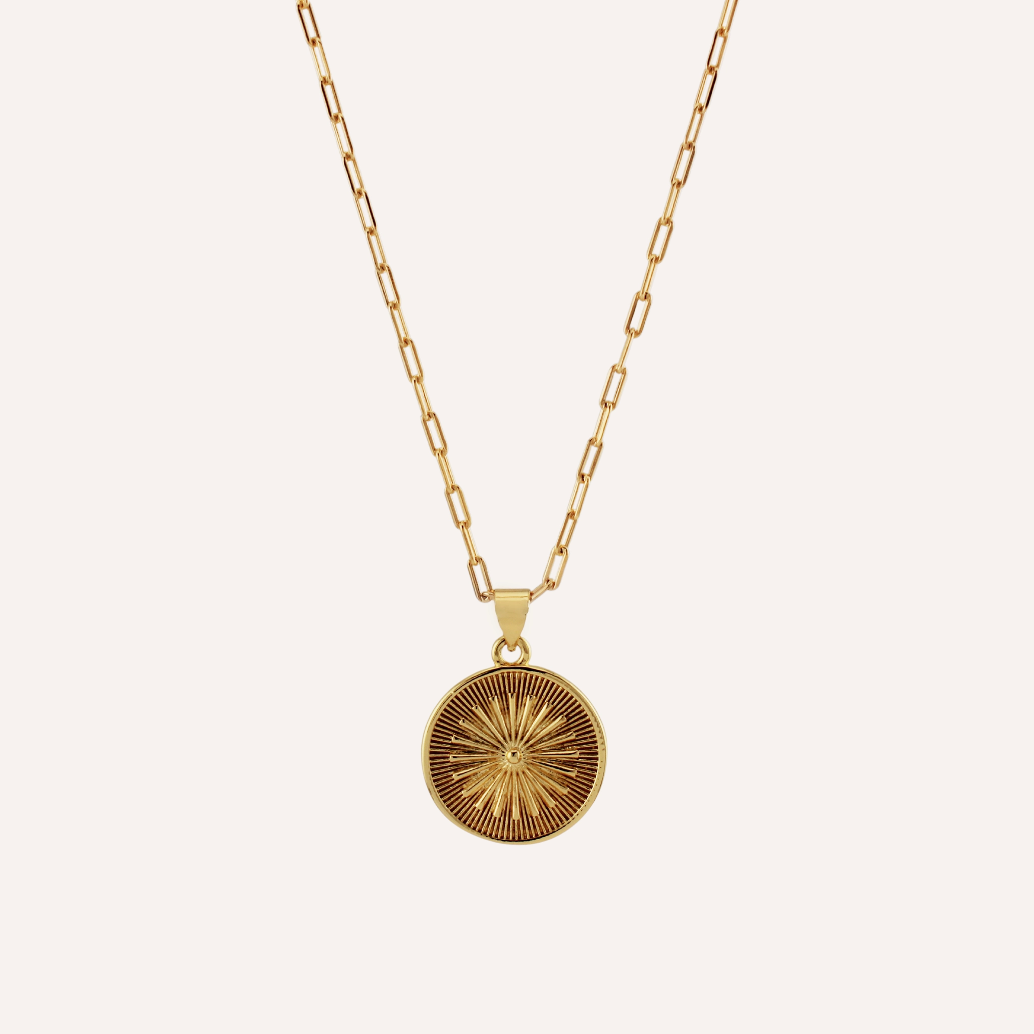 Polished Gift LIV MEDALLION COIN NECKLACE