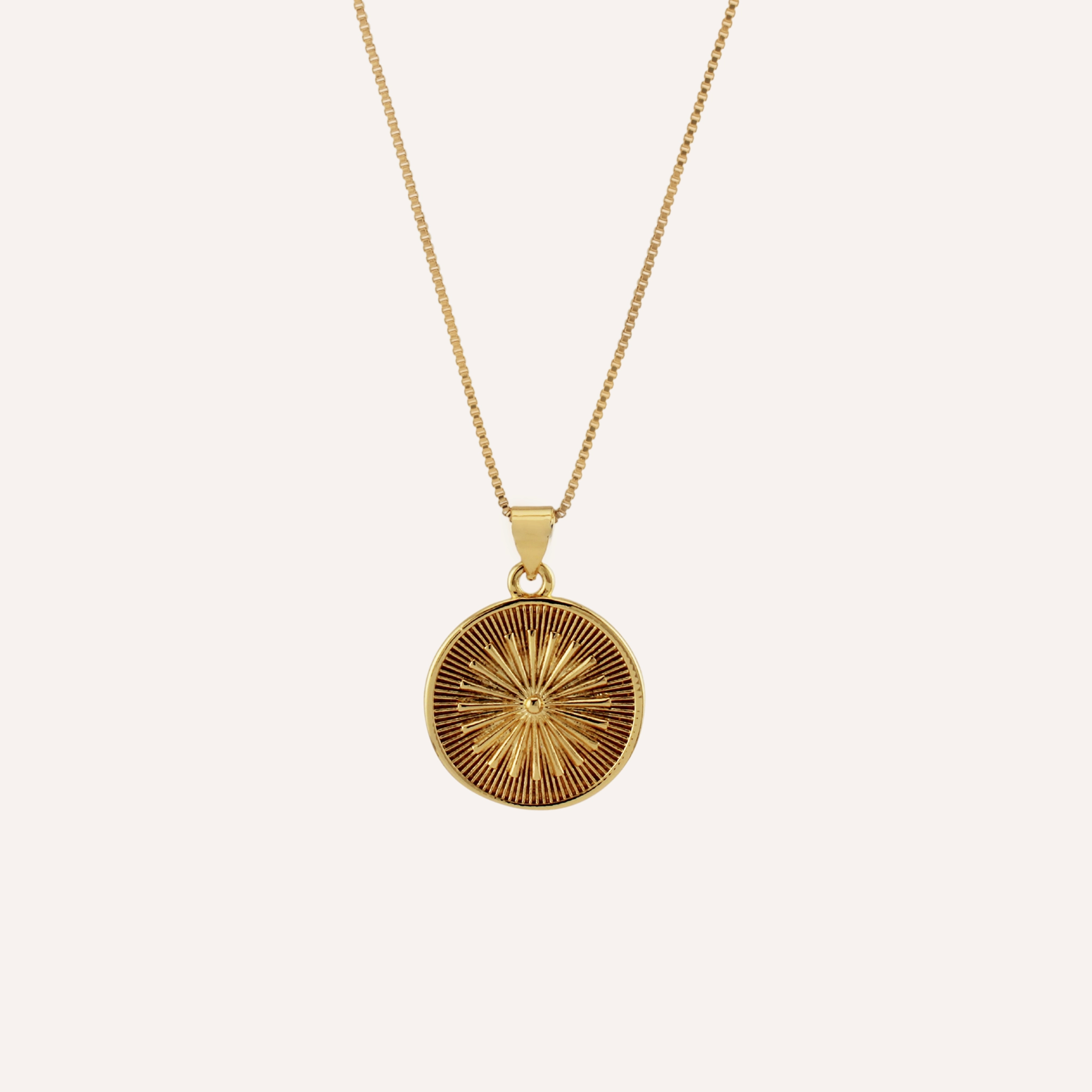 Versatile Present gentle touch LIV MEDALLION COIN NECKLACE