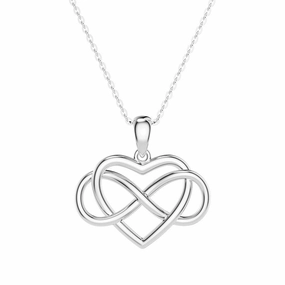 Modern Craft "Infinite Love" Heart Pendant Necklace