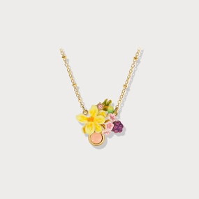 Sweet Grape Flower Necklace Bright Choice