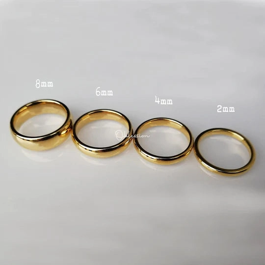 Everyday Essentials 18K High Polish Tungsten Rings / Couple Rings Low-Cost Design Occasion Present