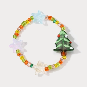 Christmas Tree Starfish Bracelet Gloss Layer Sleek Touch