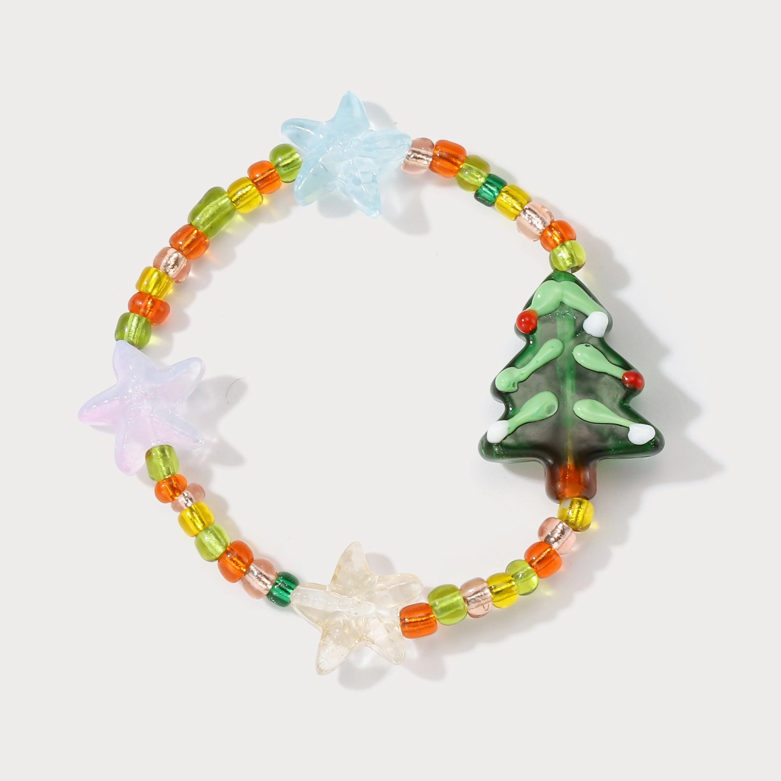 Christmas Tree Starfish Bracelet Gloss Layer Sleek Touch