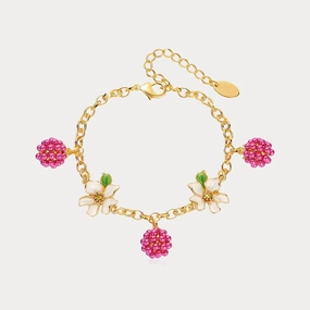 Fashionable Glow Raspberry Bracelet
