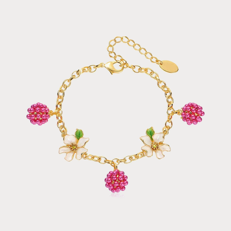 Fashionable Glow Raspberry Bracelet