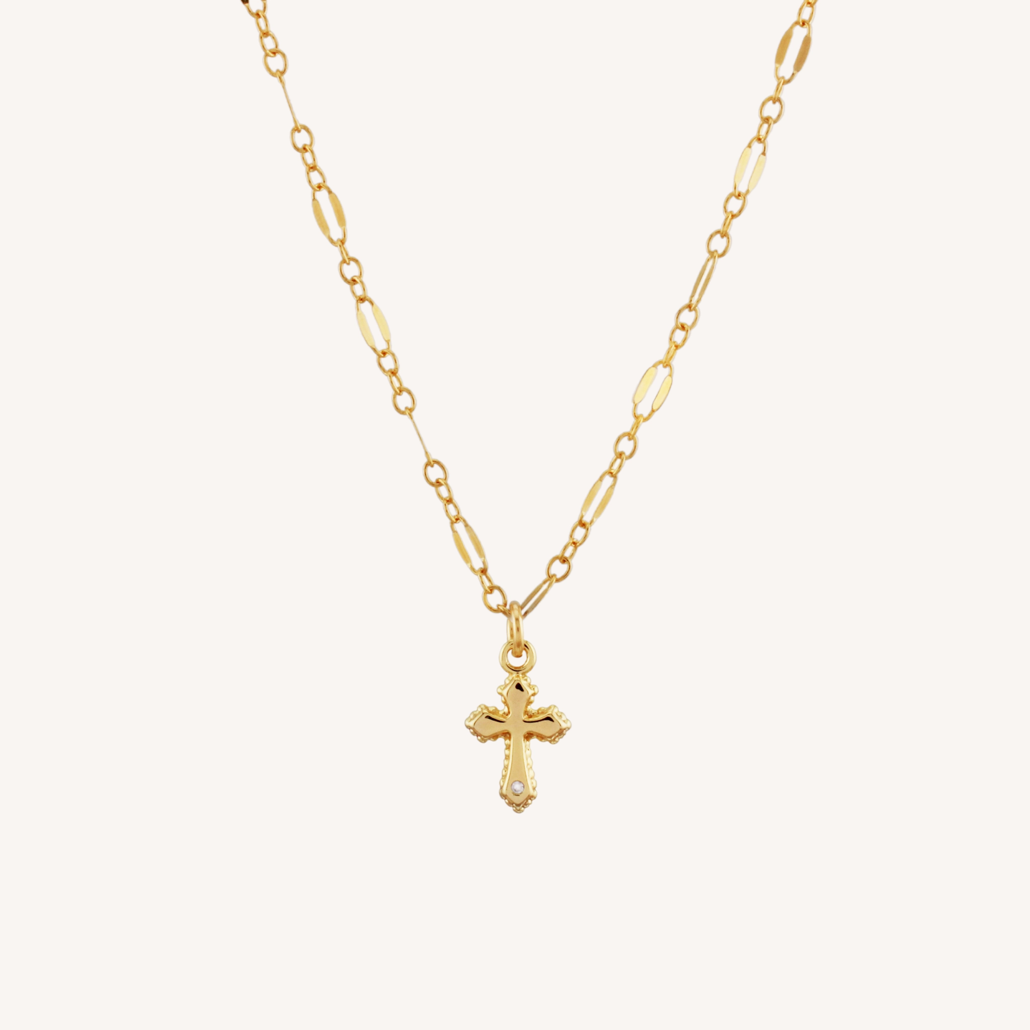 FAITH MINI CROSS NECKLACE Timeless Item