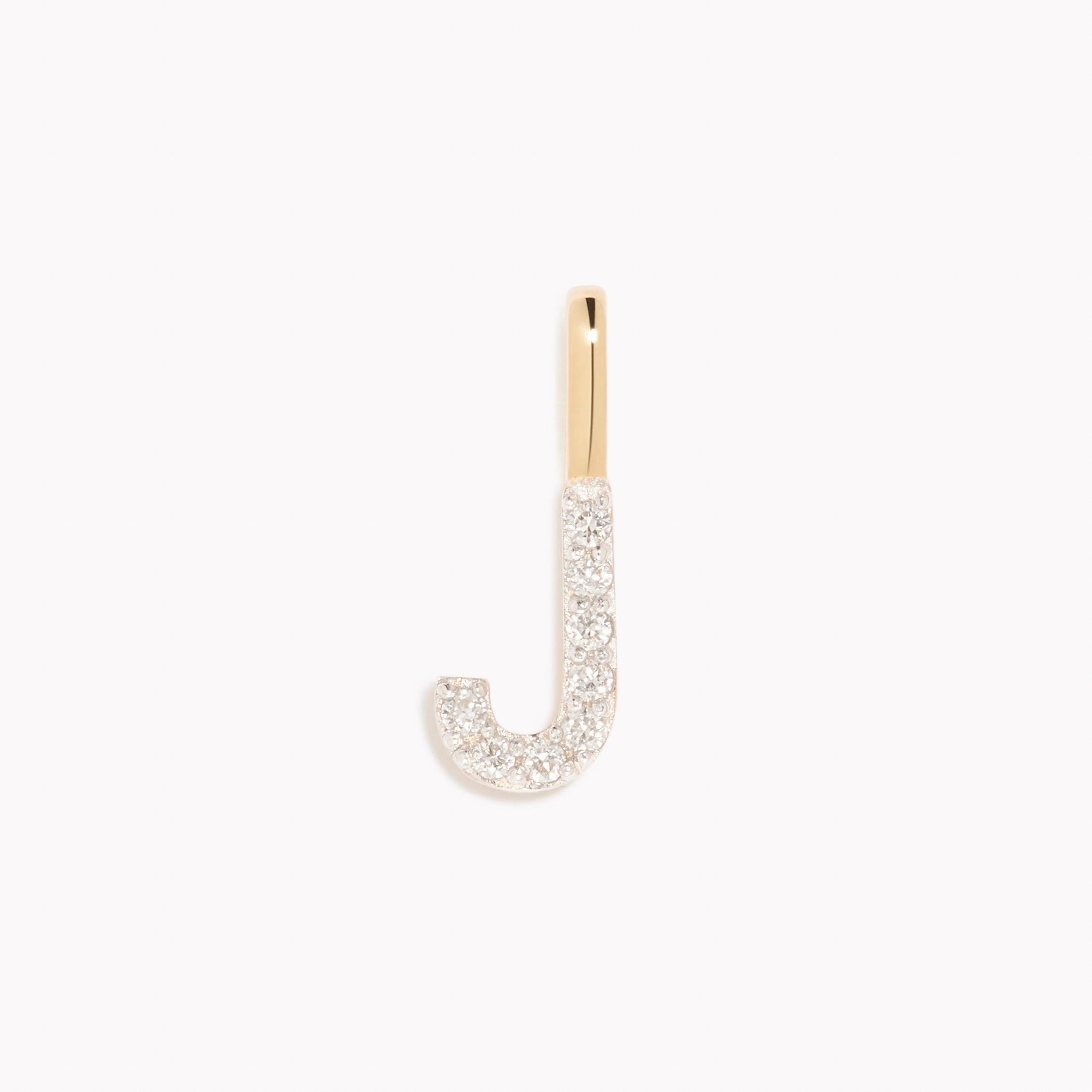 Diamond Initial Pendant 14k Gold - J Summer Fun occasional wear