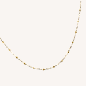 JULES SATELLITE BEAD NECKLACE Effortless Look