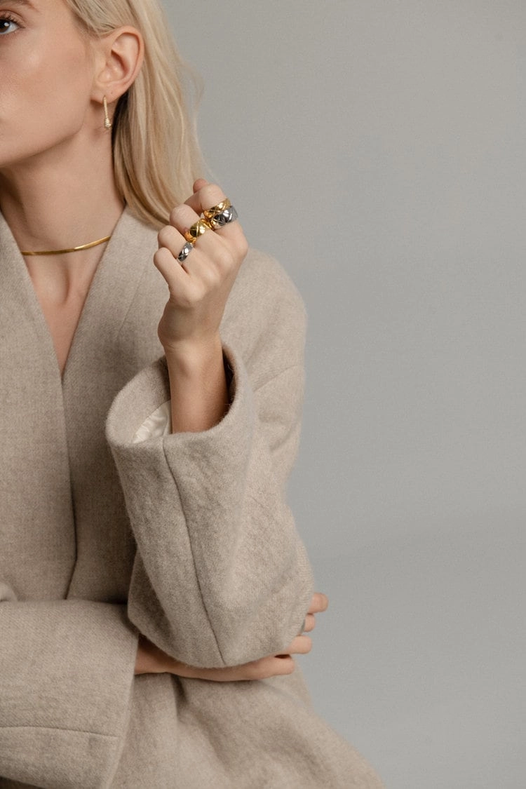 Classic Quilted Ring 18K Plain 3mm/6mm/10mm Durable Adornment Value Product