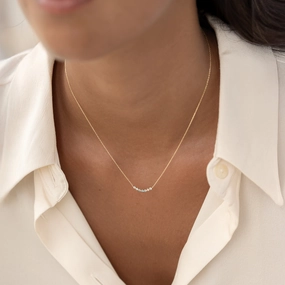 September Birthstone Necklace 14k Gold - Ombre London Blue Topaz Office Wear Value Ornament