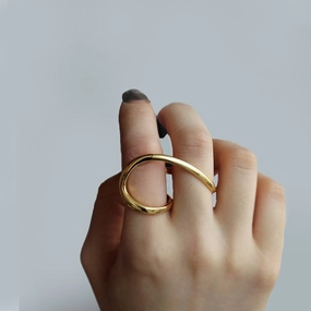 Elea 2-Finger Ring One Size