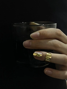 Organic Design Couture Accessory Finger Tip Ring Nail Ring