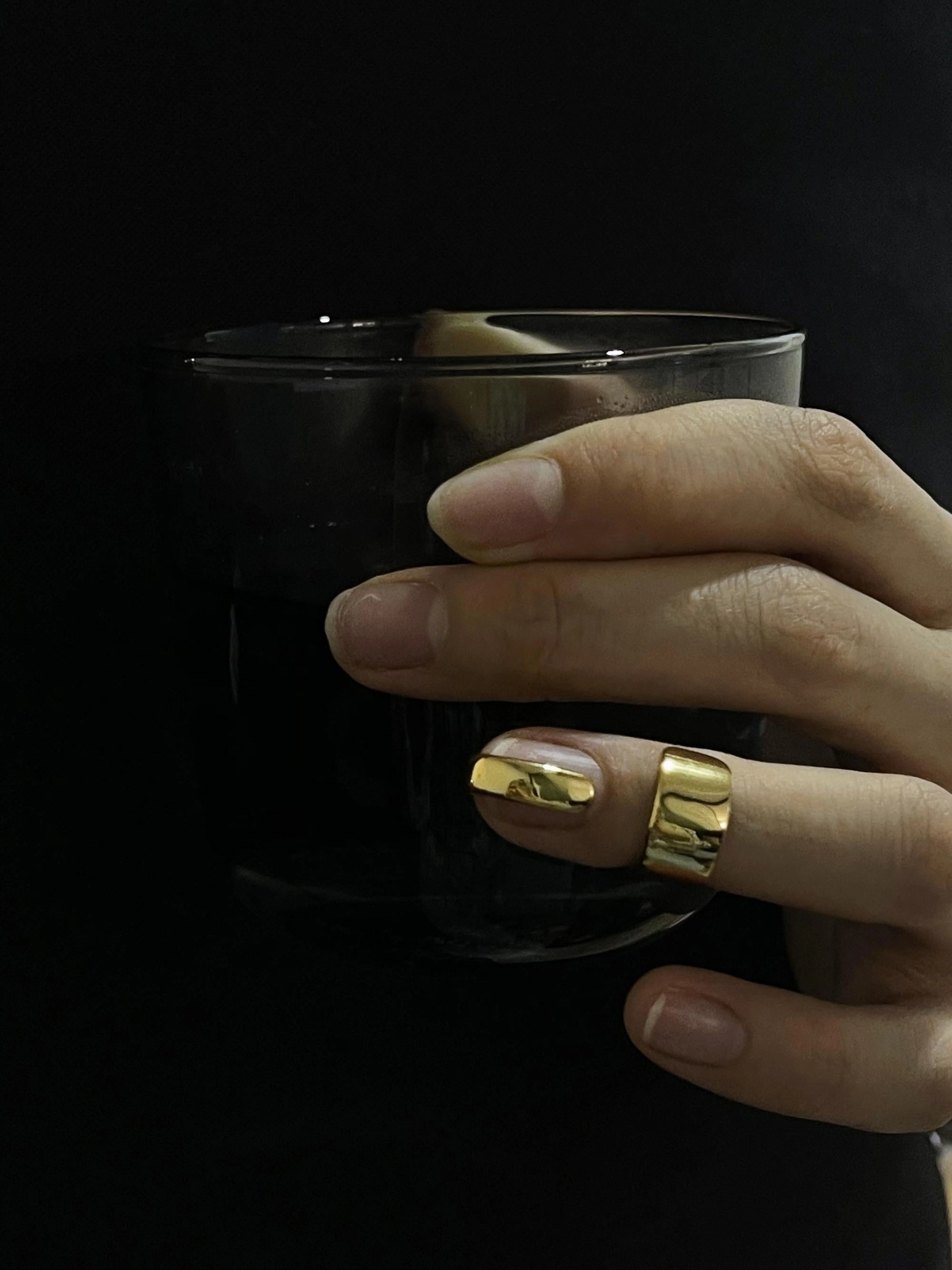 Organic Design Couture Accessory Finger Tip Ring Nail Ring