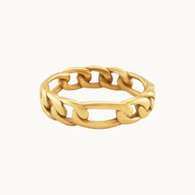Luxury Sign FREYA FIGARO CHAIN LINK RING