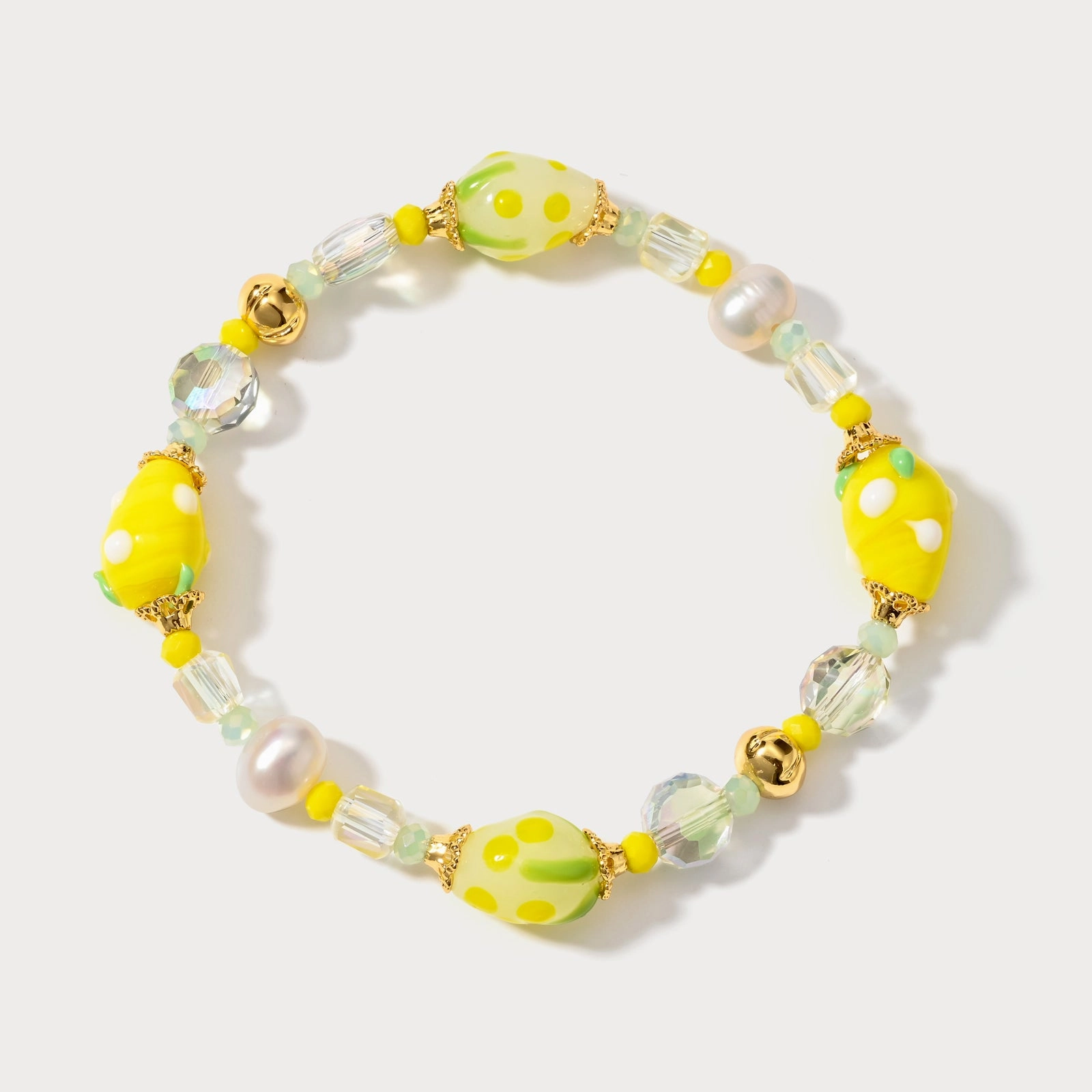 Raspberry Beaded Bracelet Mature Style Refined Taste