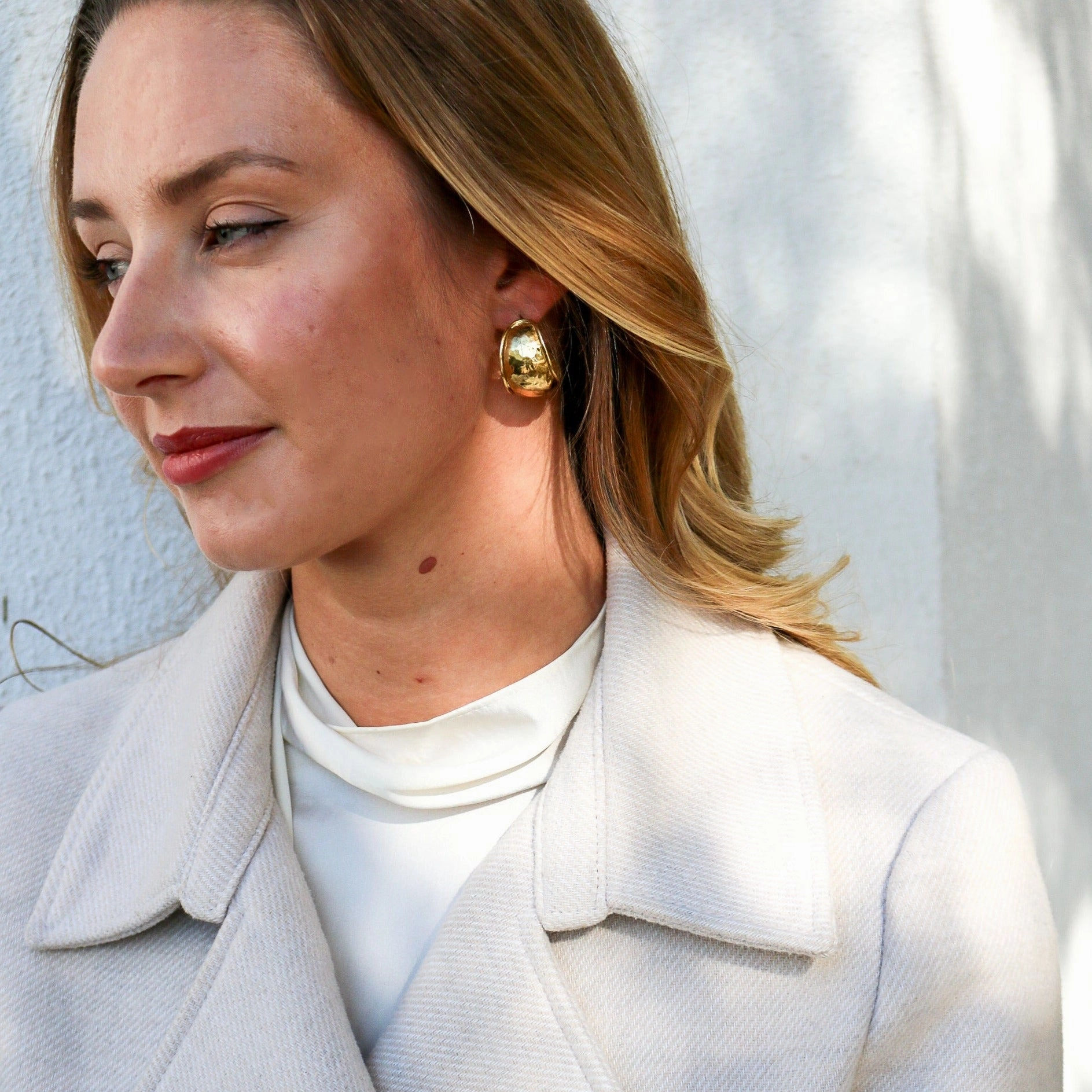 Ava Hoops Earrings Vintage Ornament