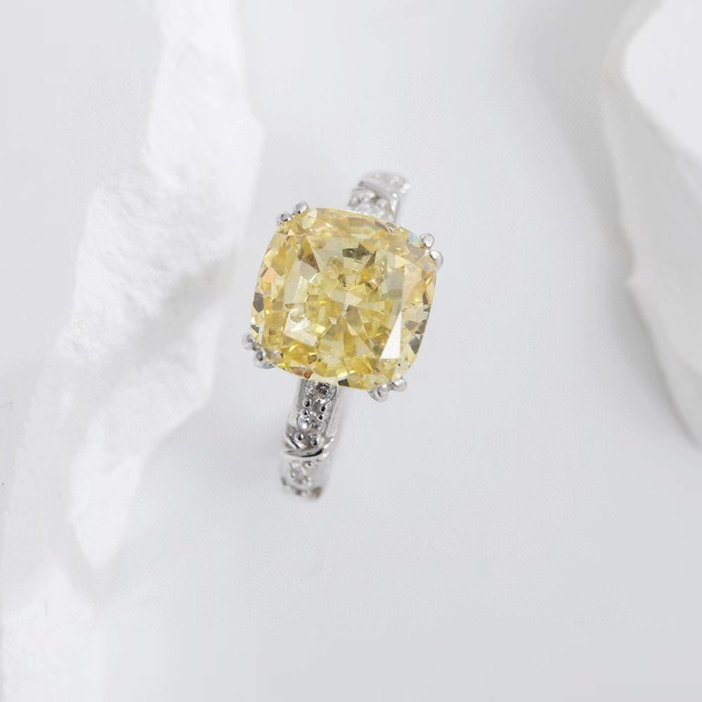 Fashionable Ornament Dramatic Gift Gemstone Exquisite Ring | S925