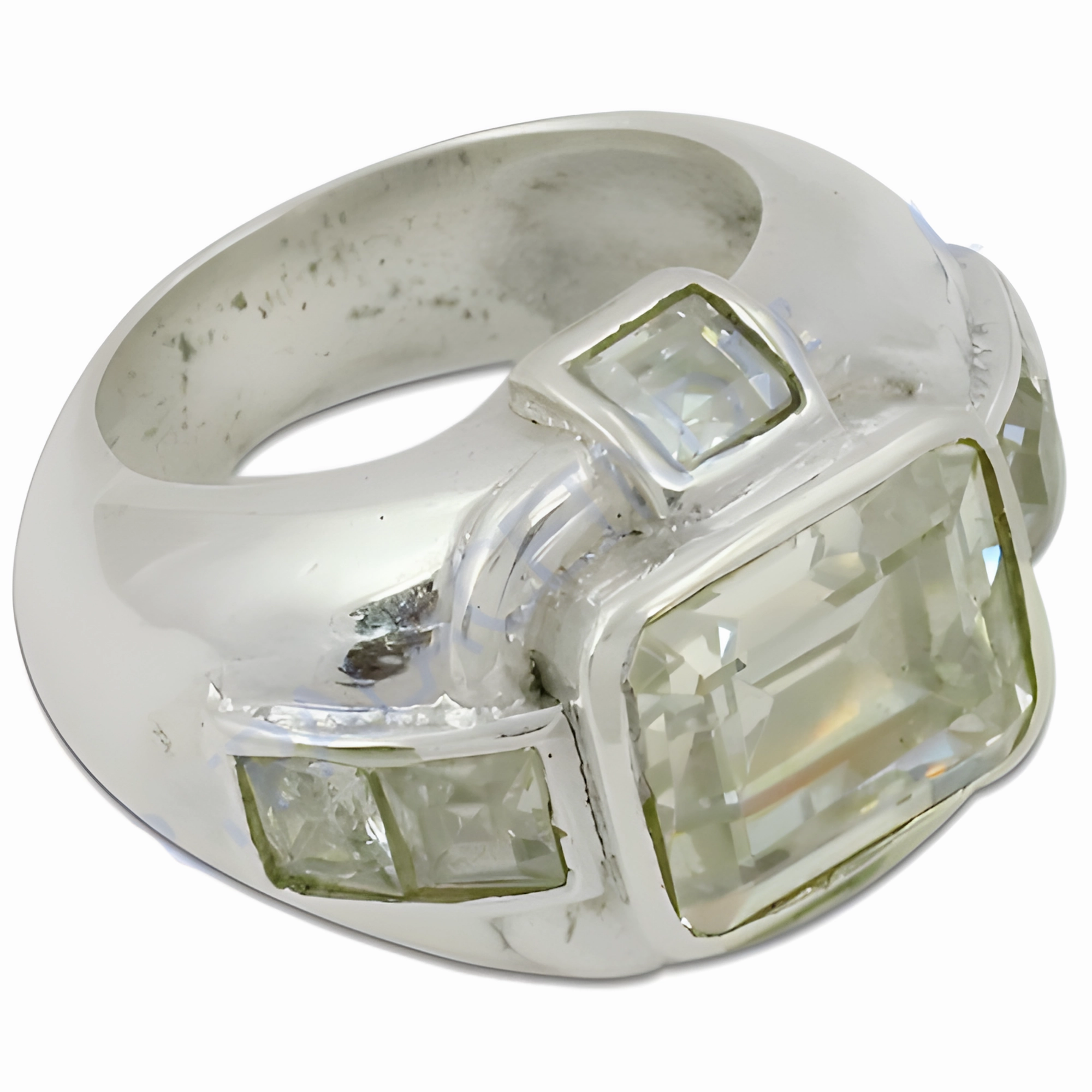 Gemstone Silver Ring Jewellery with Cubic Zirconia - Top Exporter Durable item Gift Guide