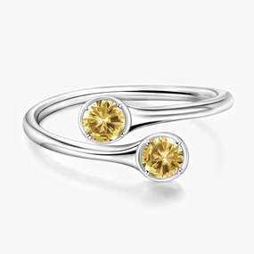 Soft Style Glam Night November Double Citrine Birthstone