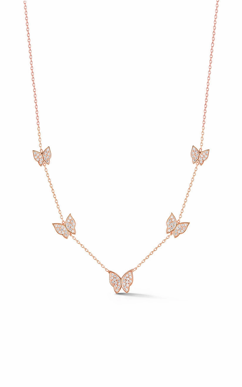 Breezy Style Date Ready Butterfly Station Necklace