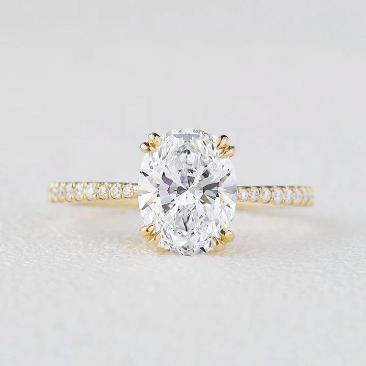 Radiant Pieces 2.0ct Classic Oval Cut Lab Grown Diamond Ring