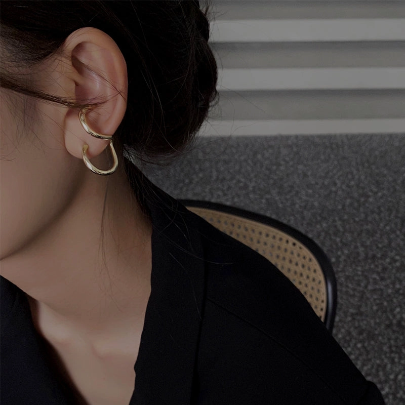 Gold Duo Stud Earrings High-Quality Accessory Elegant Vibe