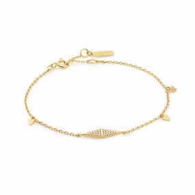 Recognized Design Peak Price Gold Geometric Chain Bracelet