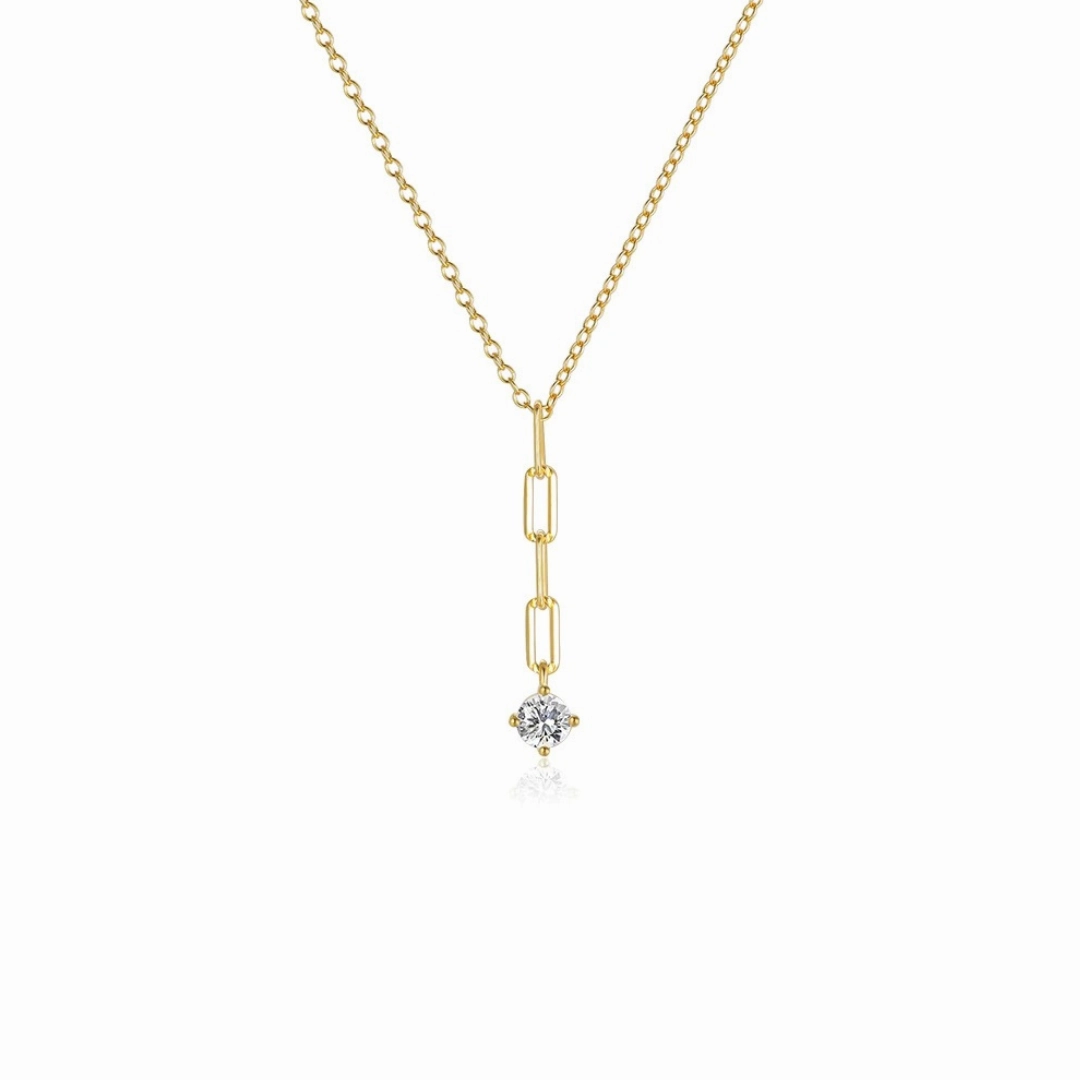 Drop Sparkle Necklace Luxe Lookbook