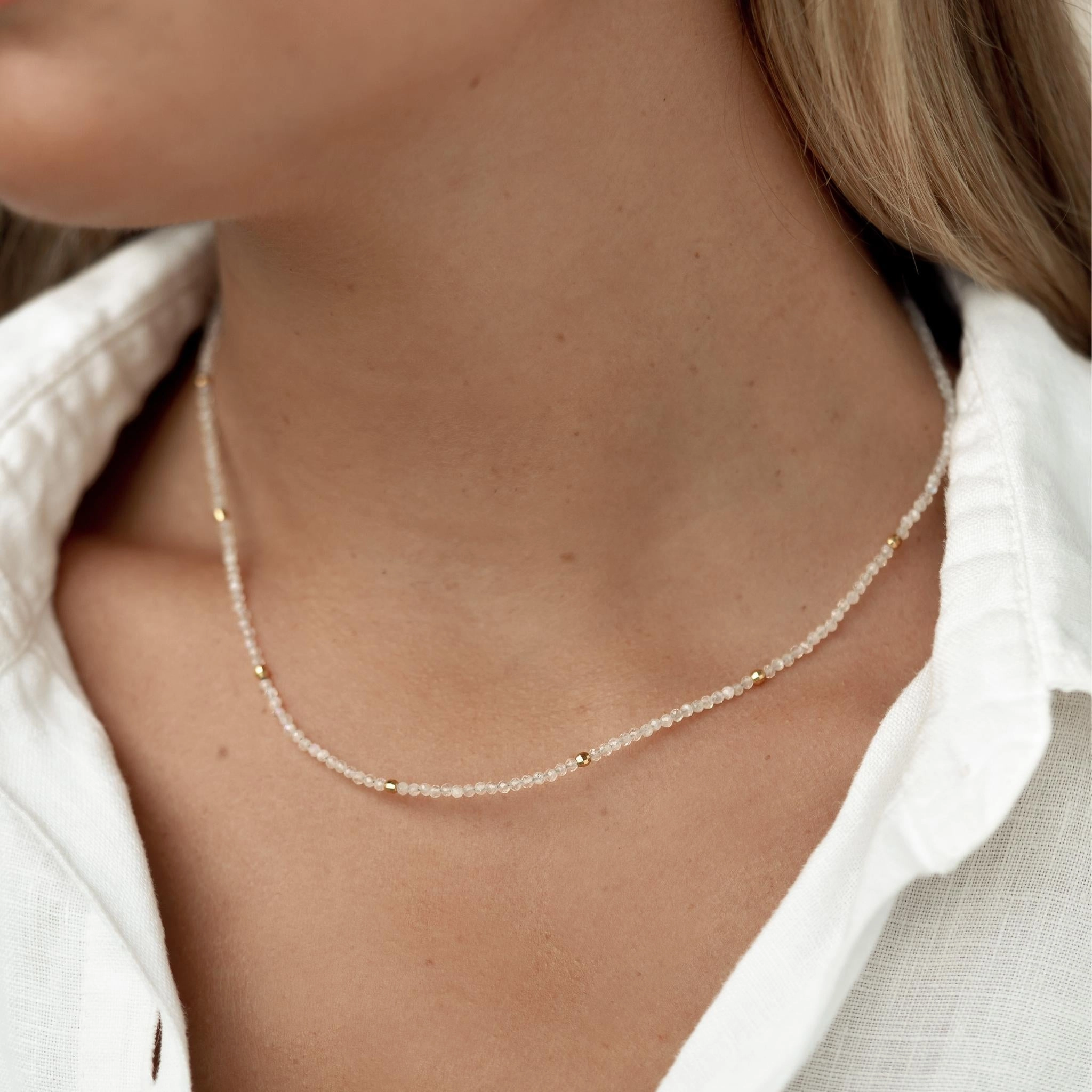 Moonstone Necklace - Maxine Artisan Design