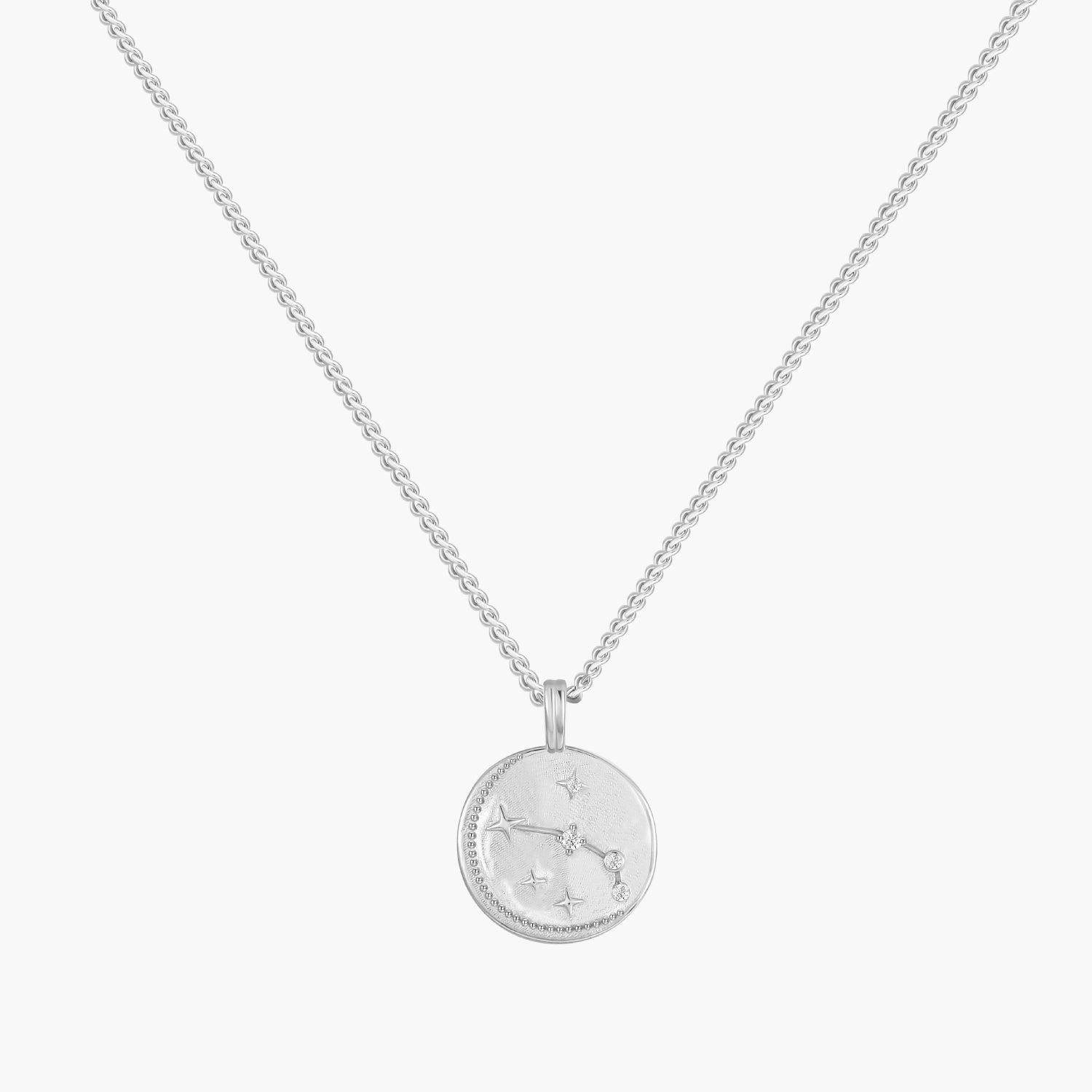 Graceful Form 14K Gold Plated Aries Zodiac Personalized Pendant Necklace
