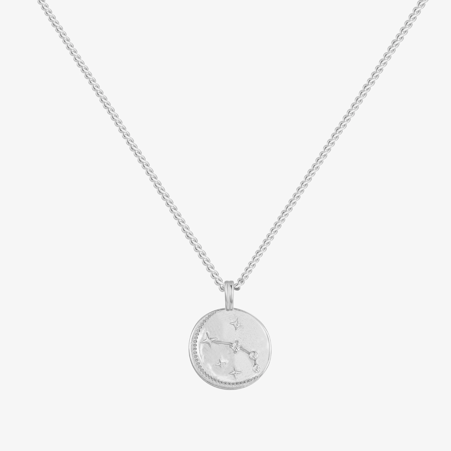 Formal Accent Festive Style 14K Gold Plated Aries Zodiac Personalized Pendant Necklace