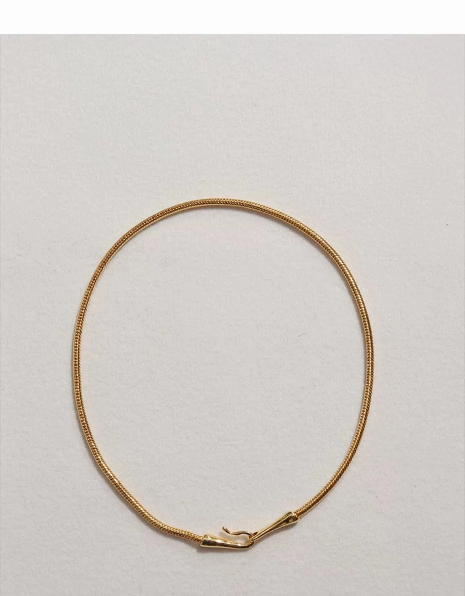 Hardware Hook Pendant Necklace Gold & Silver Party Jewelry Distinctive Piece