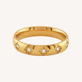 Amazing Ornament HEIRESS CZ DIAMOND STAR RING