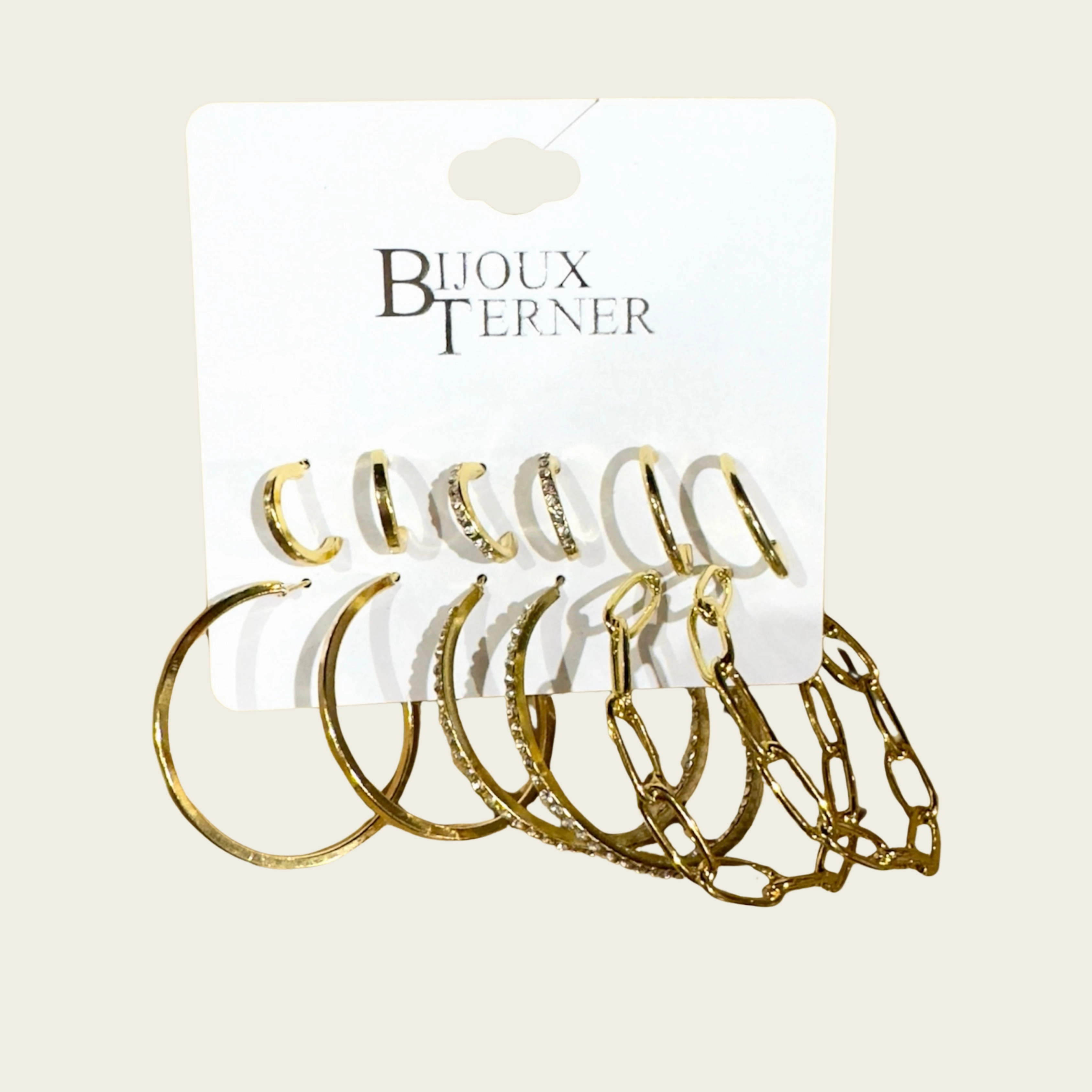 Hoop Earrings Set Vintage-Inspired Decoration