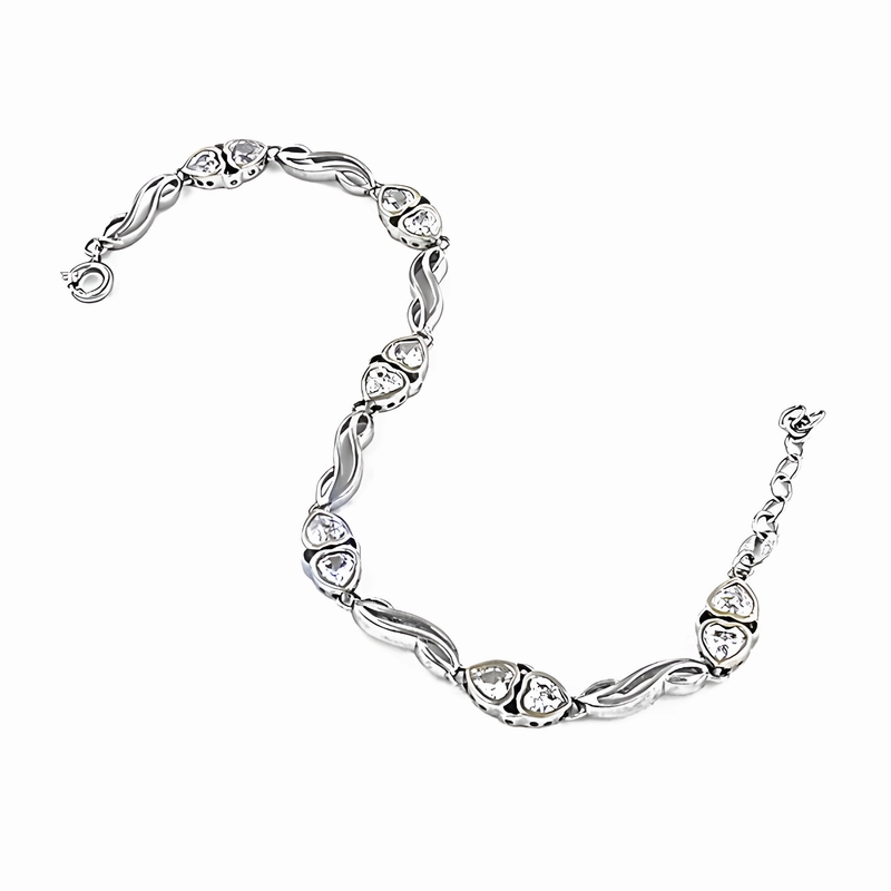 Novel Concept Explorer??s Pick Hot Sale Fashion Cubic Zirconia Gemstone Silver Bracelet - Glamorous CZ Silver Bracelet