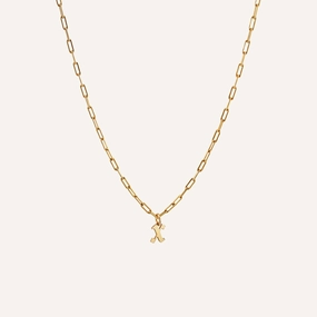 INITIAL LETTER CHARM NECKLACE Superior Adornment