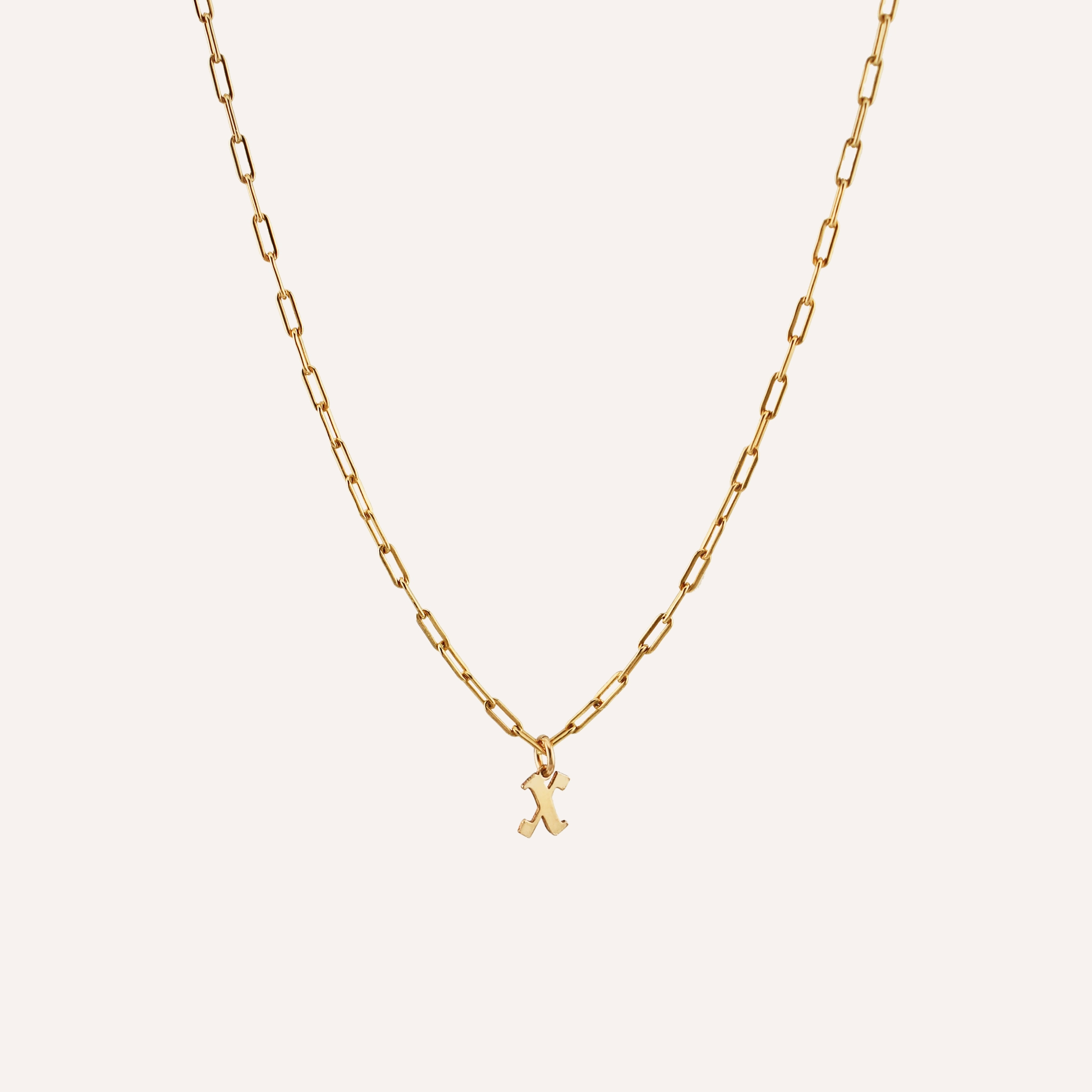 INITIAL LETTER CHARM NECKLACE Value Jewelry