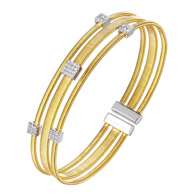 Italian Style Bengal Bracelet | S925 18K Gold Finish Enduring Charm Elite Highlight