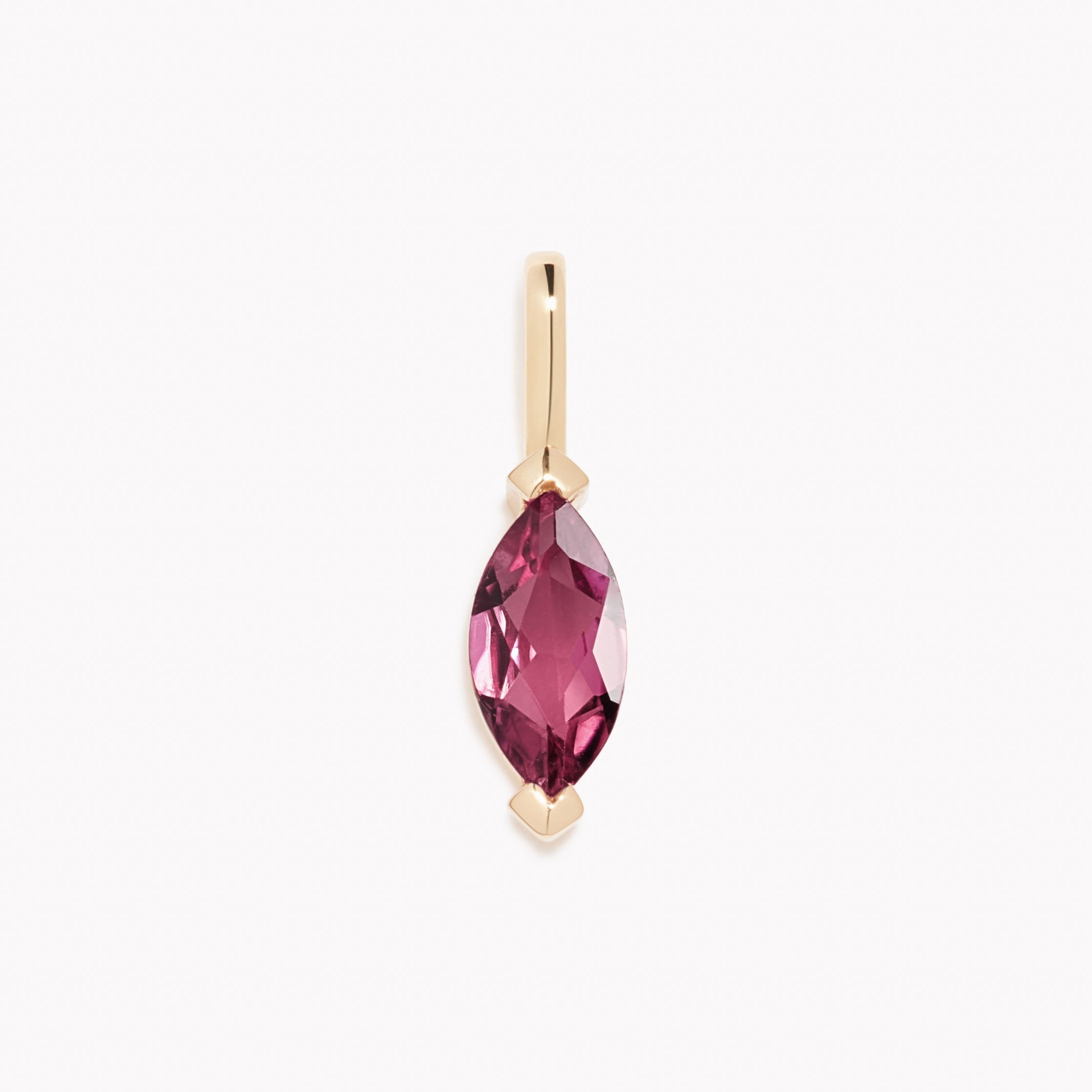 July Birthstone Pendant 14k Gold - Pink Tourmaline Weekend Brunch