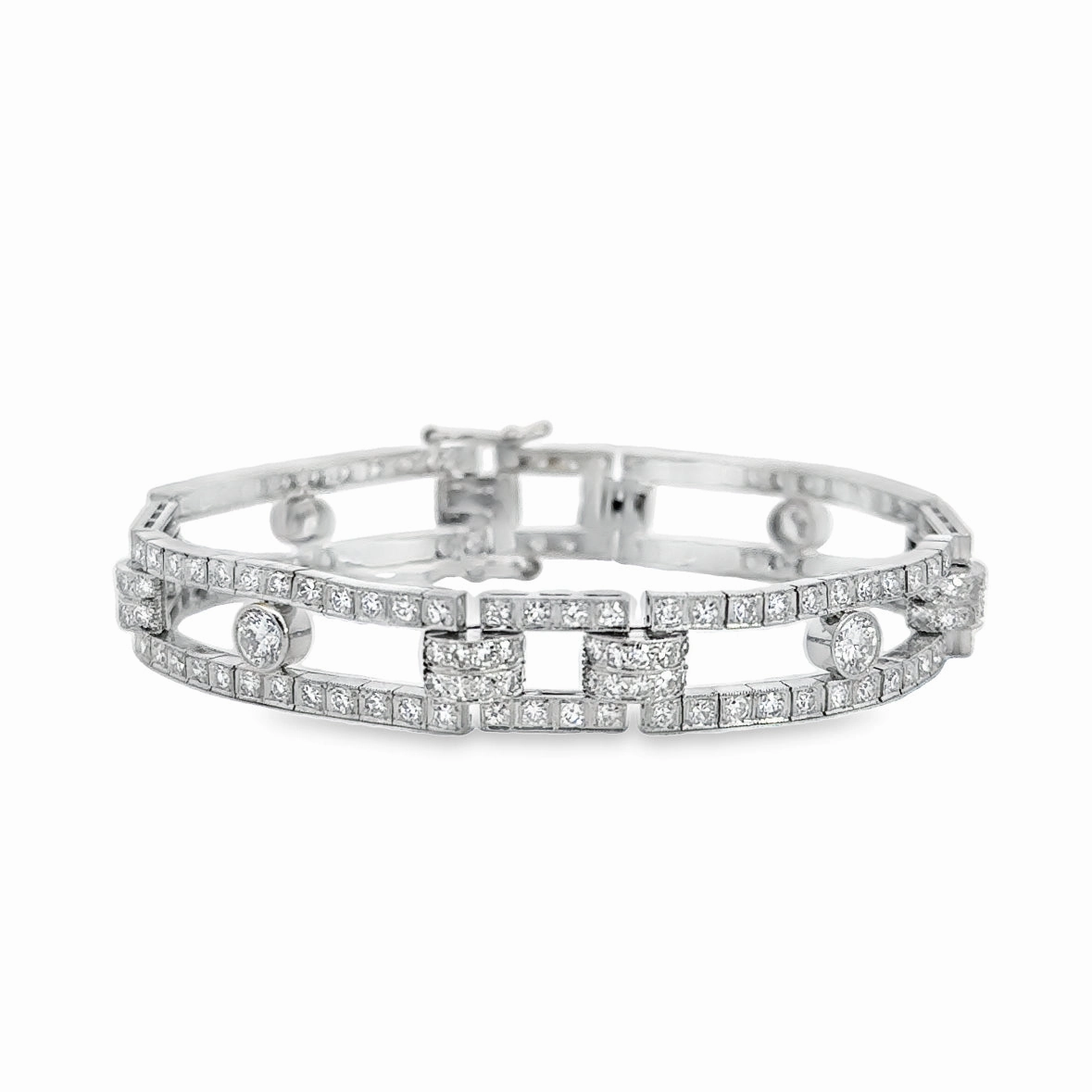 His & Hers Kirkland Jewelry Estate | 18K White Gold Diamond Bracelet