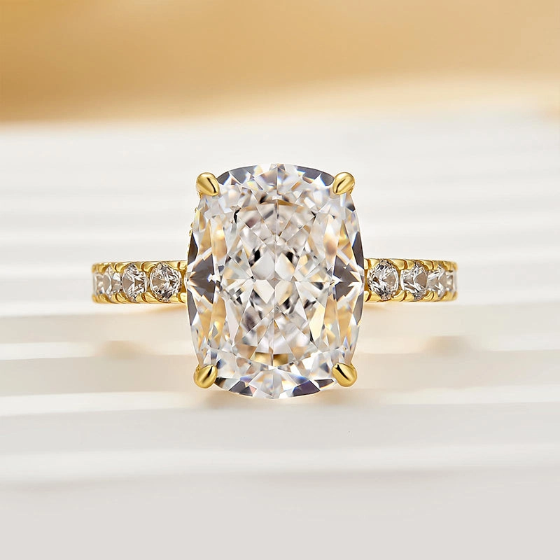 Distinctive Glow Louily Exclusive 6.5Ct Cushion Cut Engagement Ring For Women