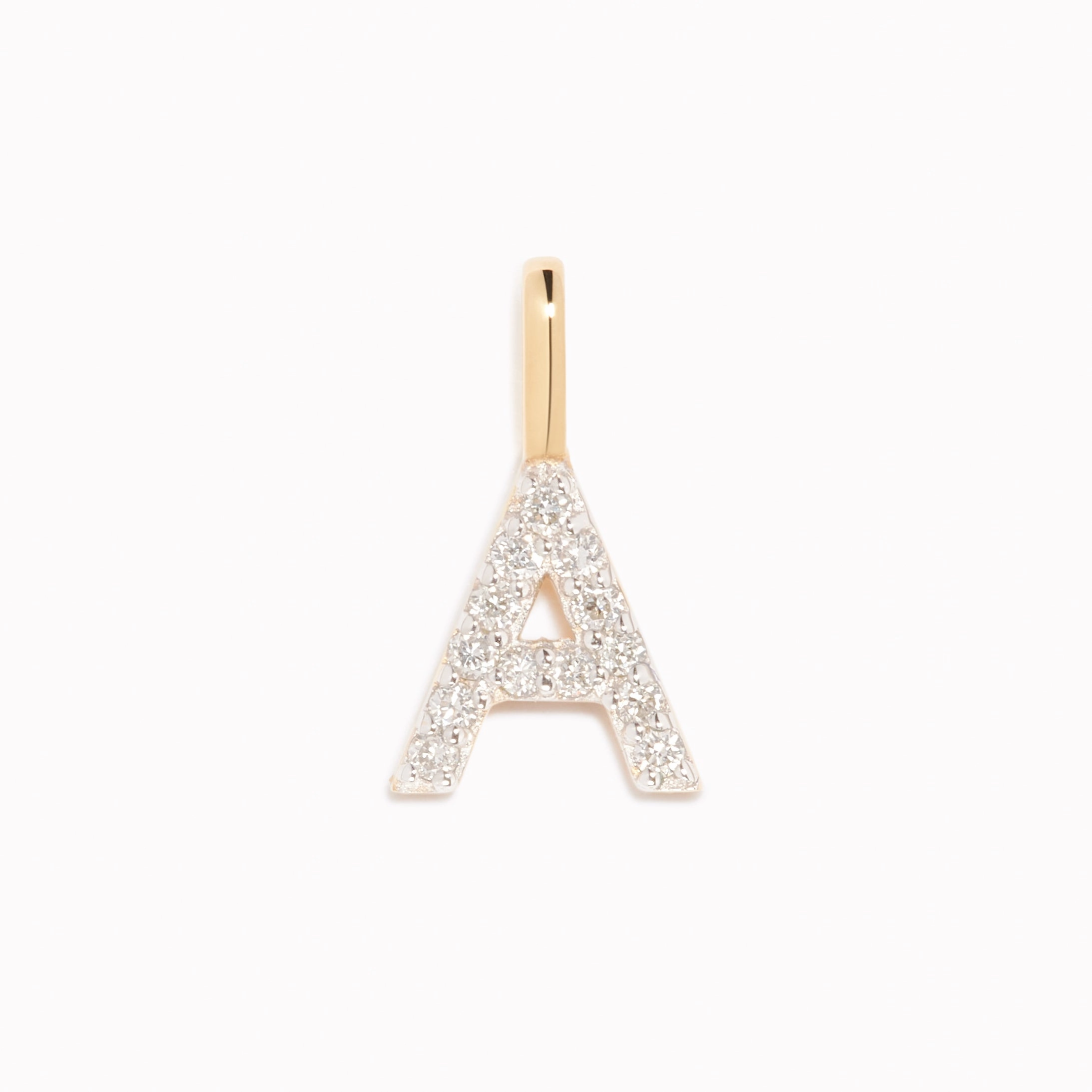 Diamond Initial Pendant 14k Gold - A Youth Present