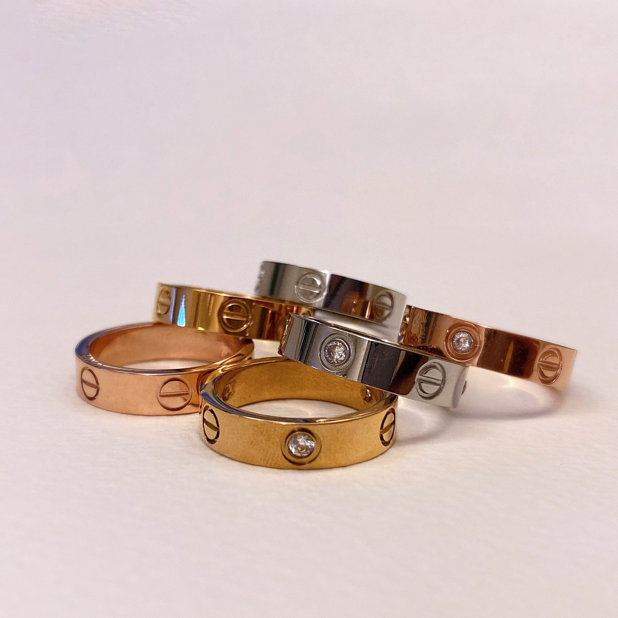 Lisette Geometric Stamped Ring Fun Accessory