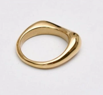 Meaningful Gift Commemorative Gift Loukia Contemporary 18K Gold Rings