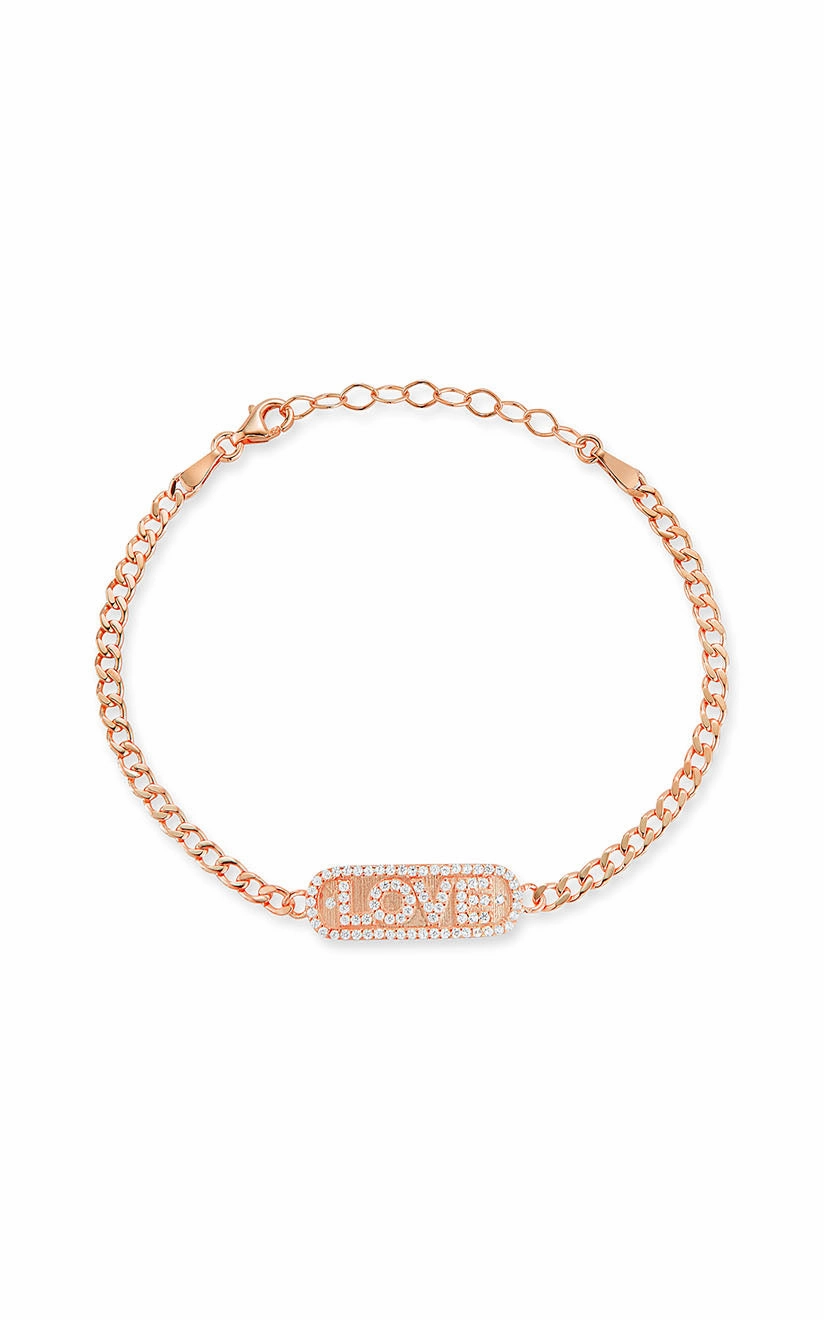 Seasonal Style Everyday Edge Love Chain Bracelet