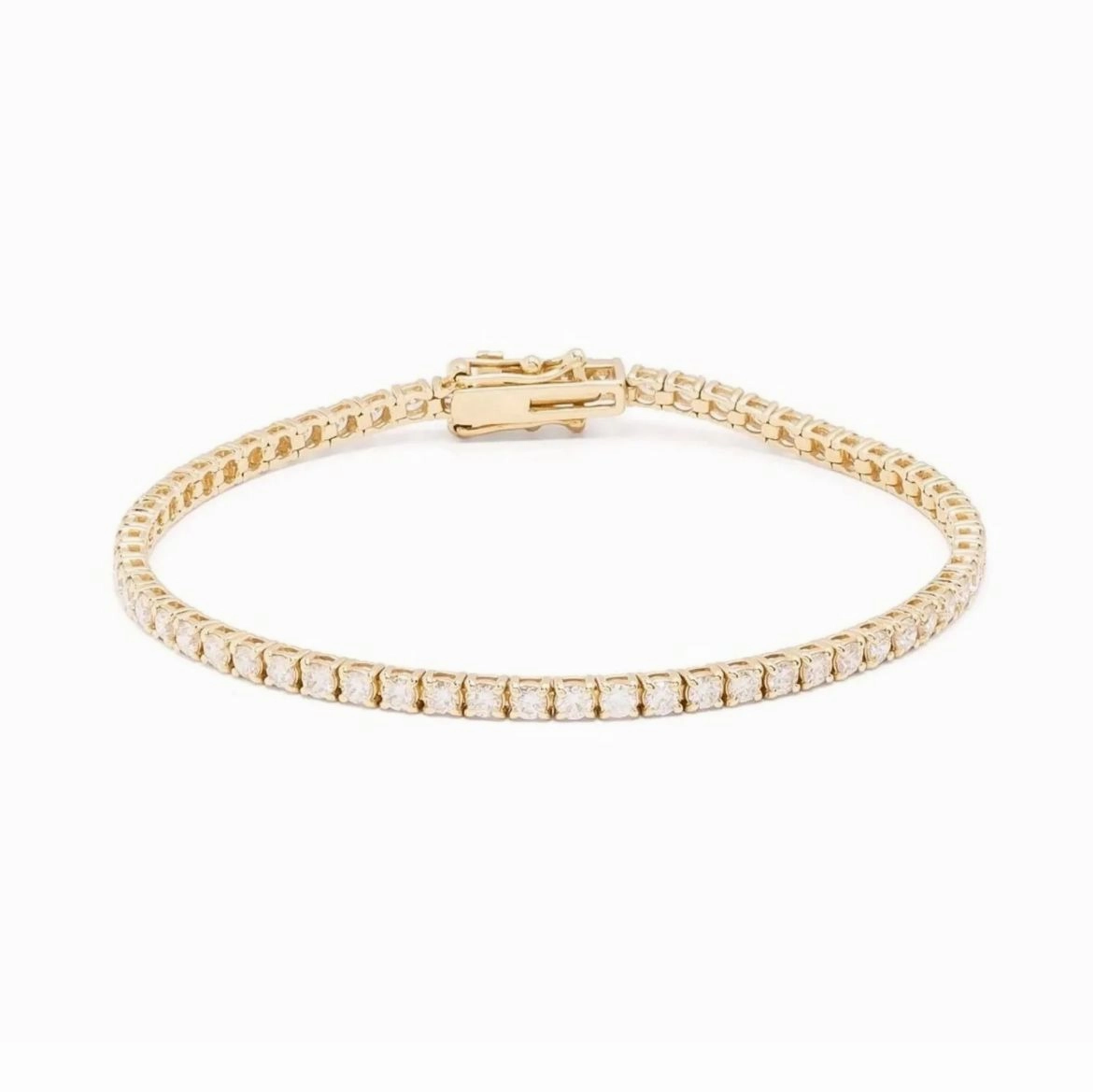 Serena Gold Tennis Bracelet Radiant Glow