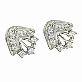 Luxury Cubic Zirconia 925 Silver Earrings - Comfortable & Stylish CZ Gemstone Jewelry Gorgeous Must-Have