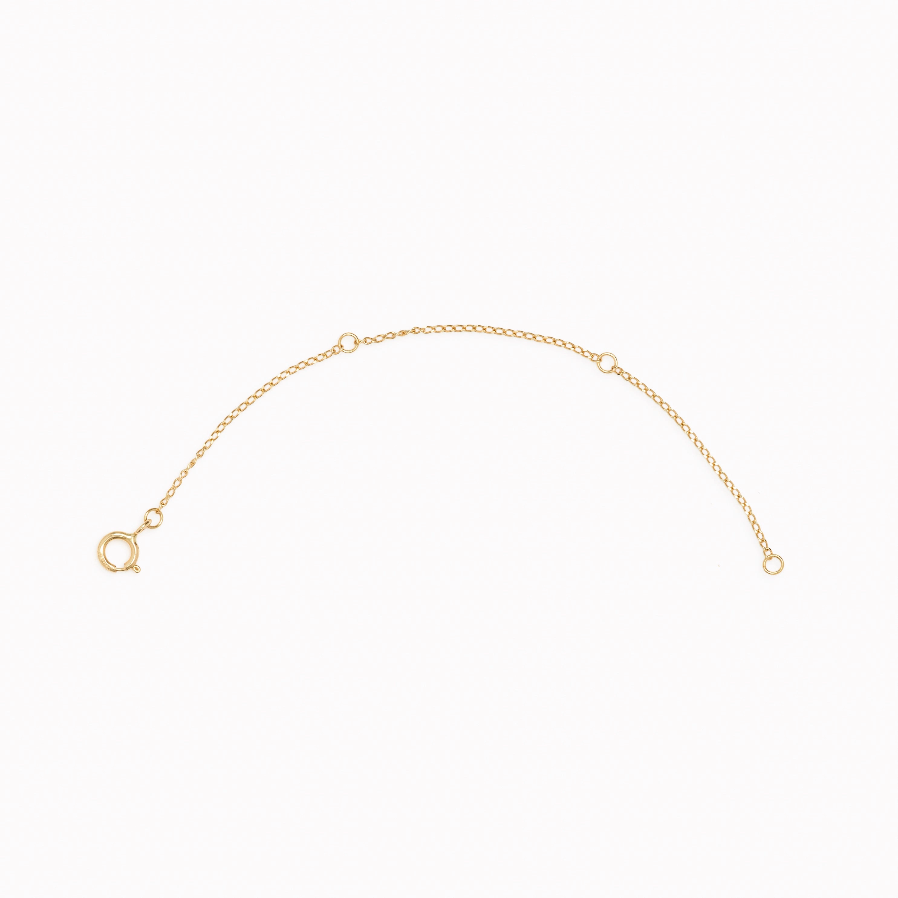 14k Gold Necklace Extender (4 inches) Chic Item Gemmed Jewelry